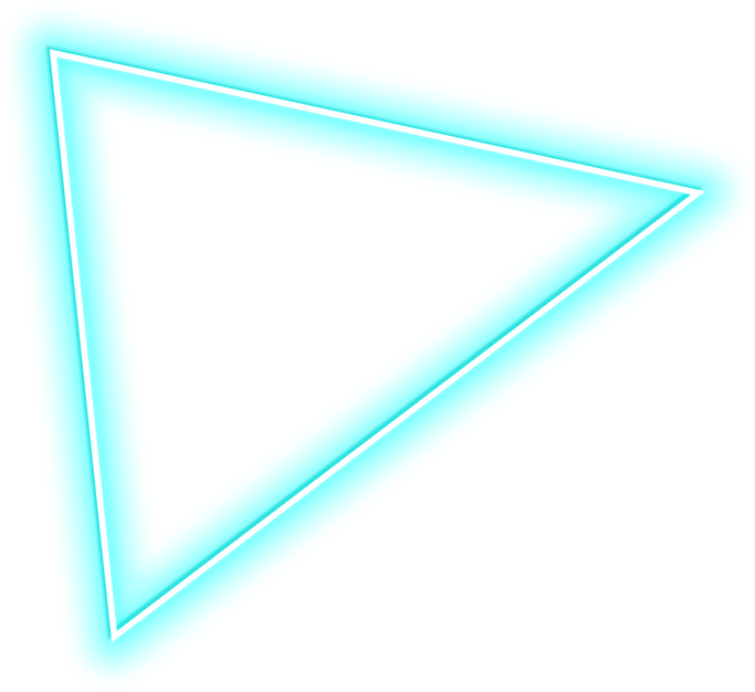 neon light triangle